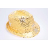 Kids Party Fedora 01 Yellow